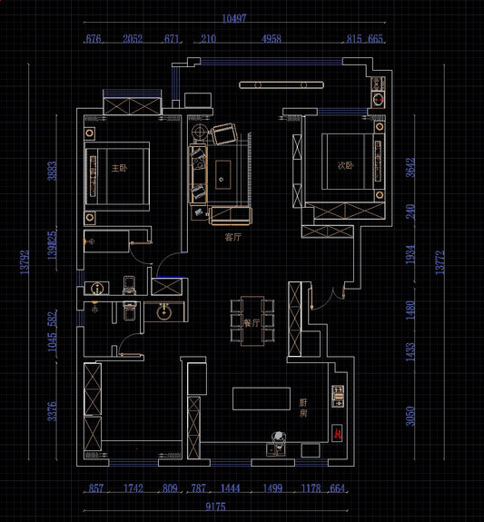 风水空间——CAD